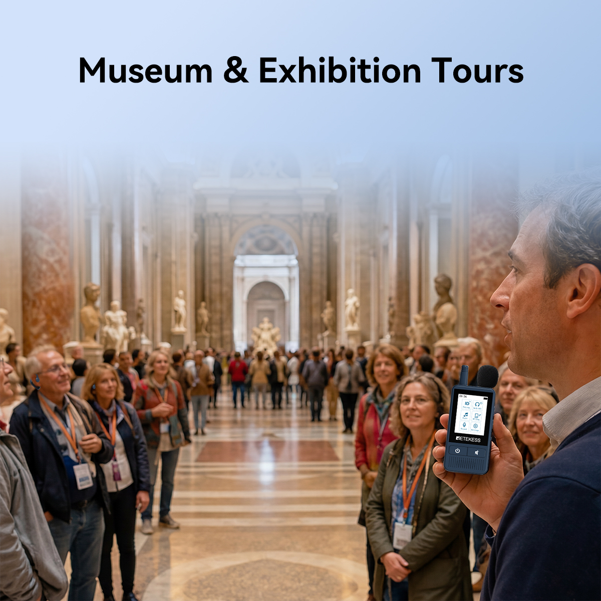 TT133 tour guide system for efficient group communication