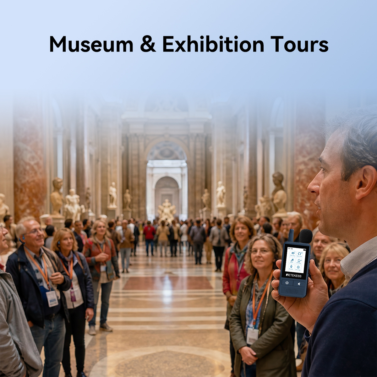 TT133 tour guide system for efficient group communication