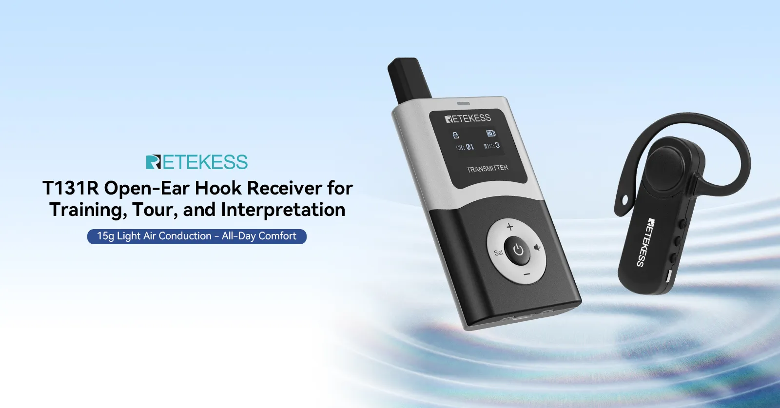 Wireless receiver for daily group use