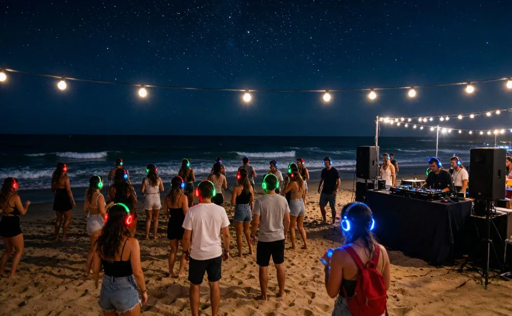 How to Organize a Successful Summer Beach Party with Multi-Channel Silent Disco Systems