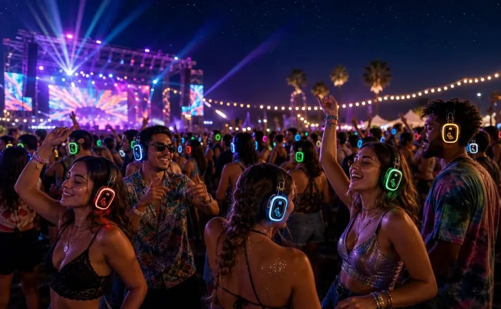 Why Multi-Channel Silent Disco Headphones Are Ideal for Large Festivals
