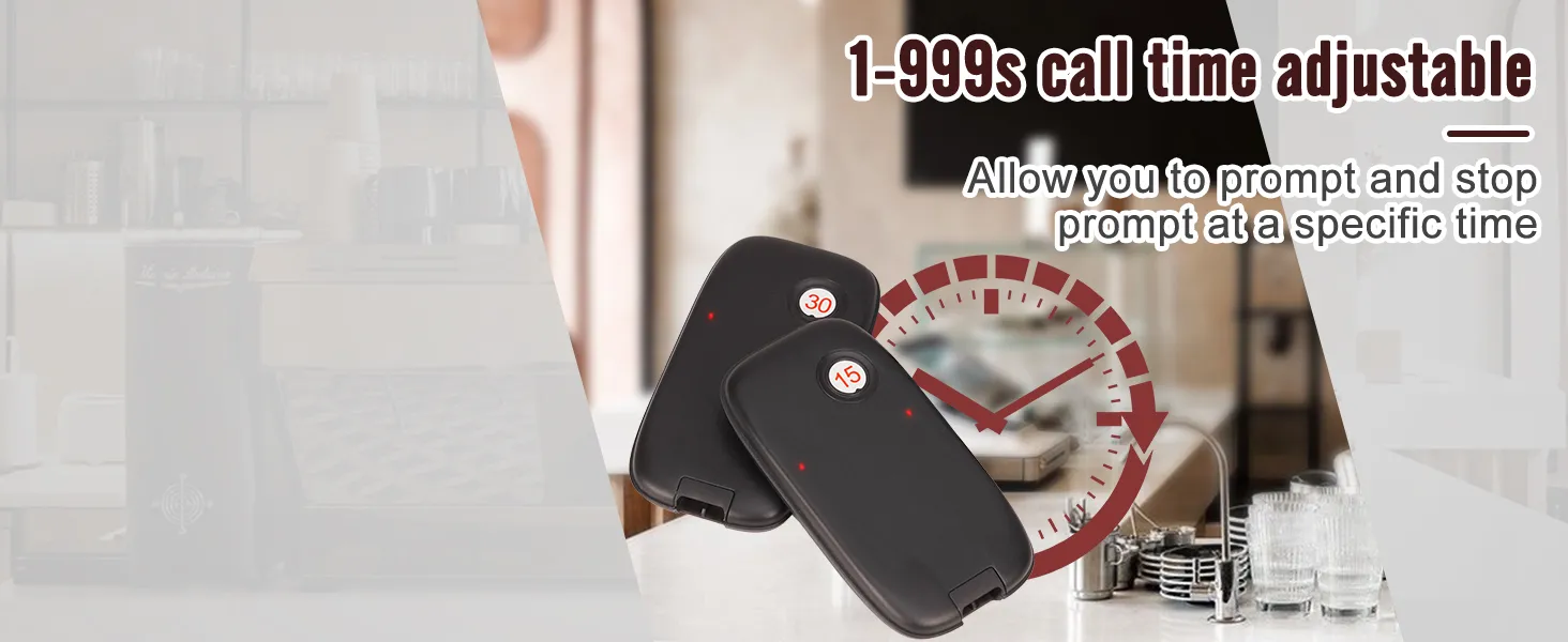 Retekess TD175P adjustable alert time