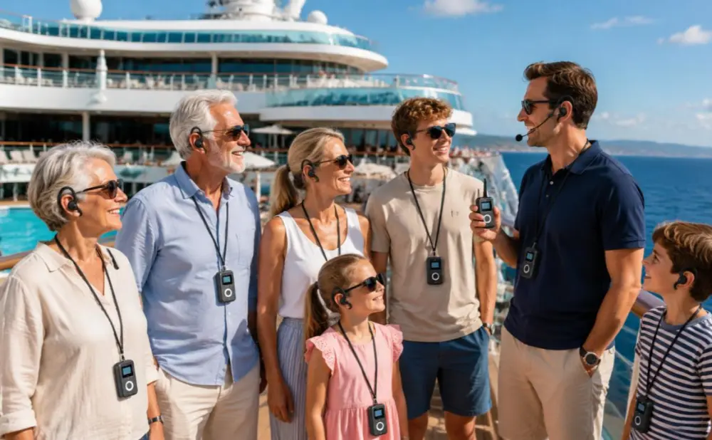 How the Retekess T130U Tour Guide System Keeps My Family Connected on 3,000-Passenger Cruises Tour