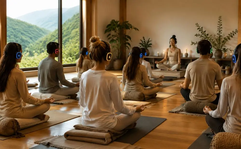 Silent Meditation Retreats Are Going Wireless: How Headphones Are Transforming Mindfulness Tourism in Europe
