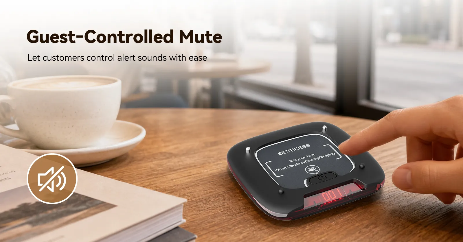Retekess TD188 Guest Controlled Mute