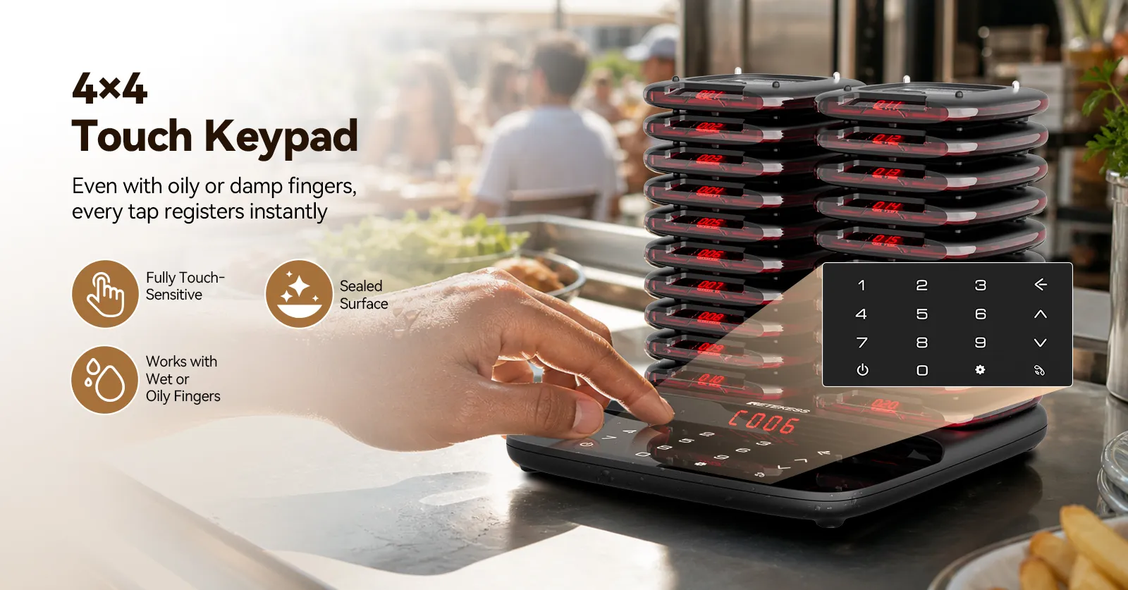 Retekess TD188 Touch Keypad