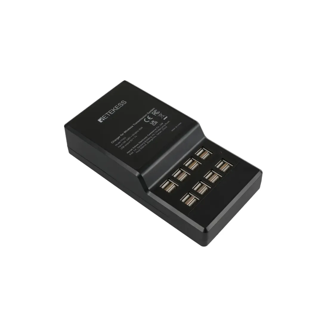 16-slot charging base for digital tour guide audio equipment