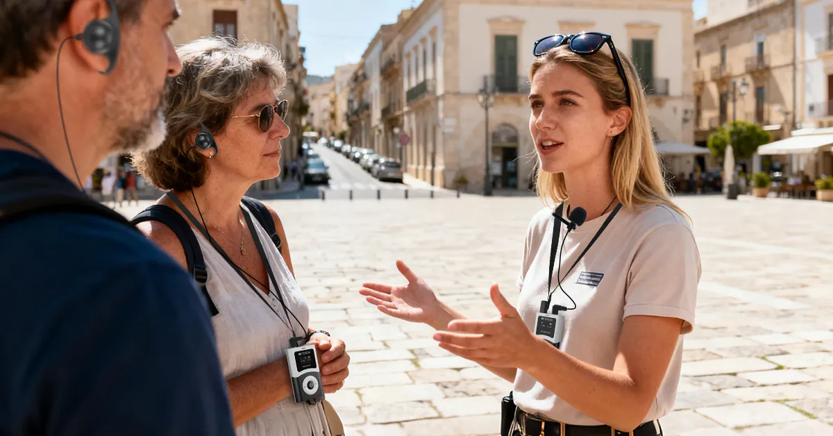 Digital tour guide audio equipment application scene 2