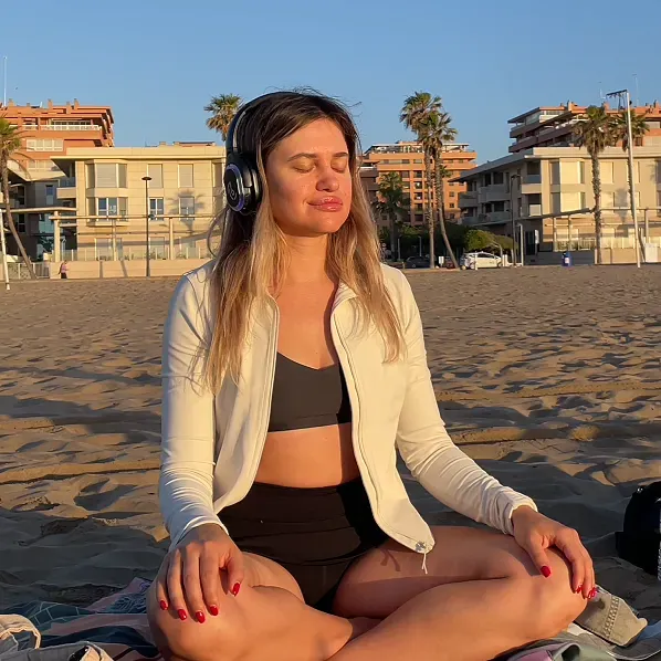 Silent disco headphone customer photo 2