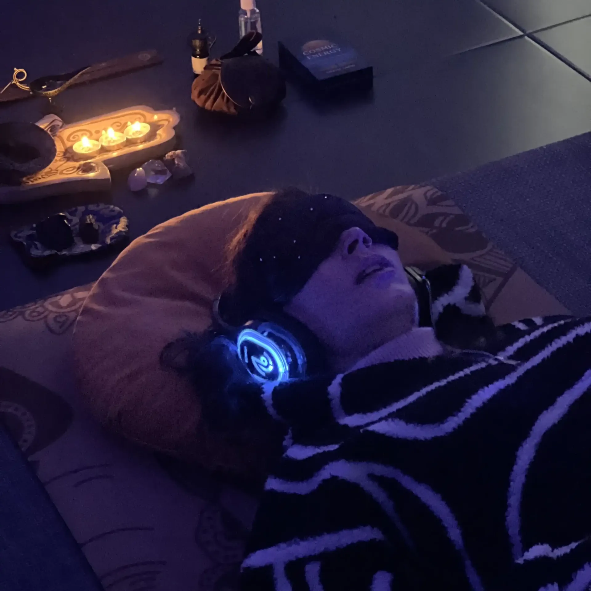 Silent disco headphone customer photo 14