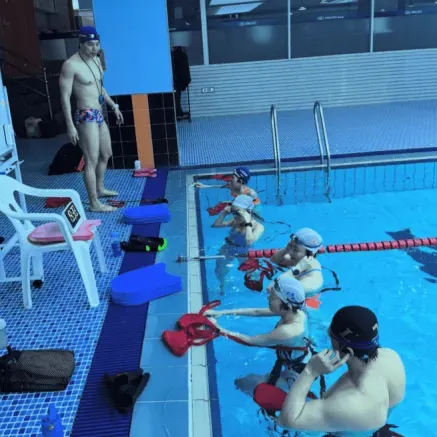 Professional swim team training in Korea photo 4