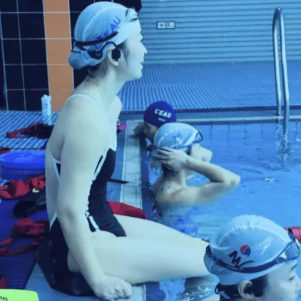 Professional swim team training in Korea photo 2