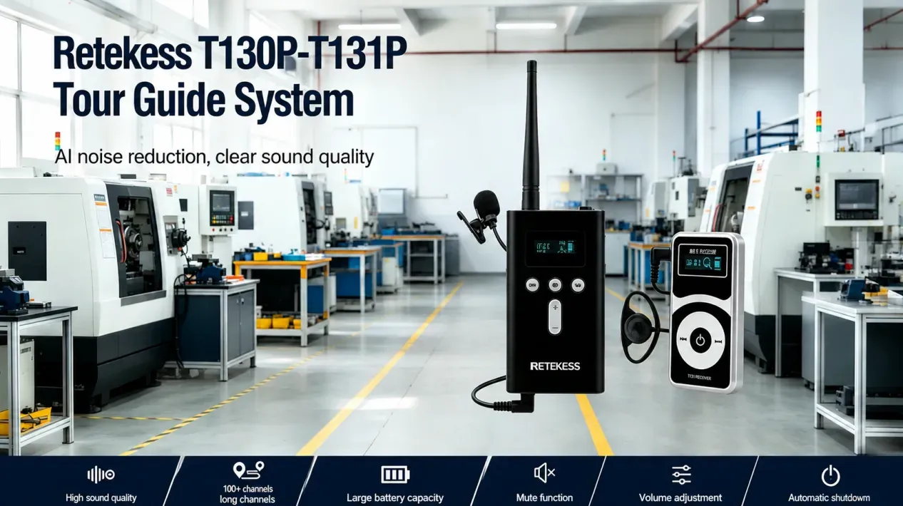 Retekess T130P-T131P tour guide system