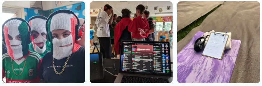 Retekess TA003S wireless Silent disco system used for a silent cultural event with multi-channel public program setup