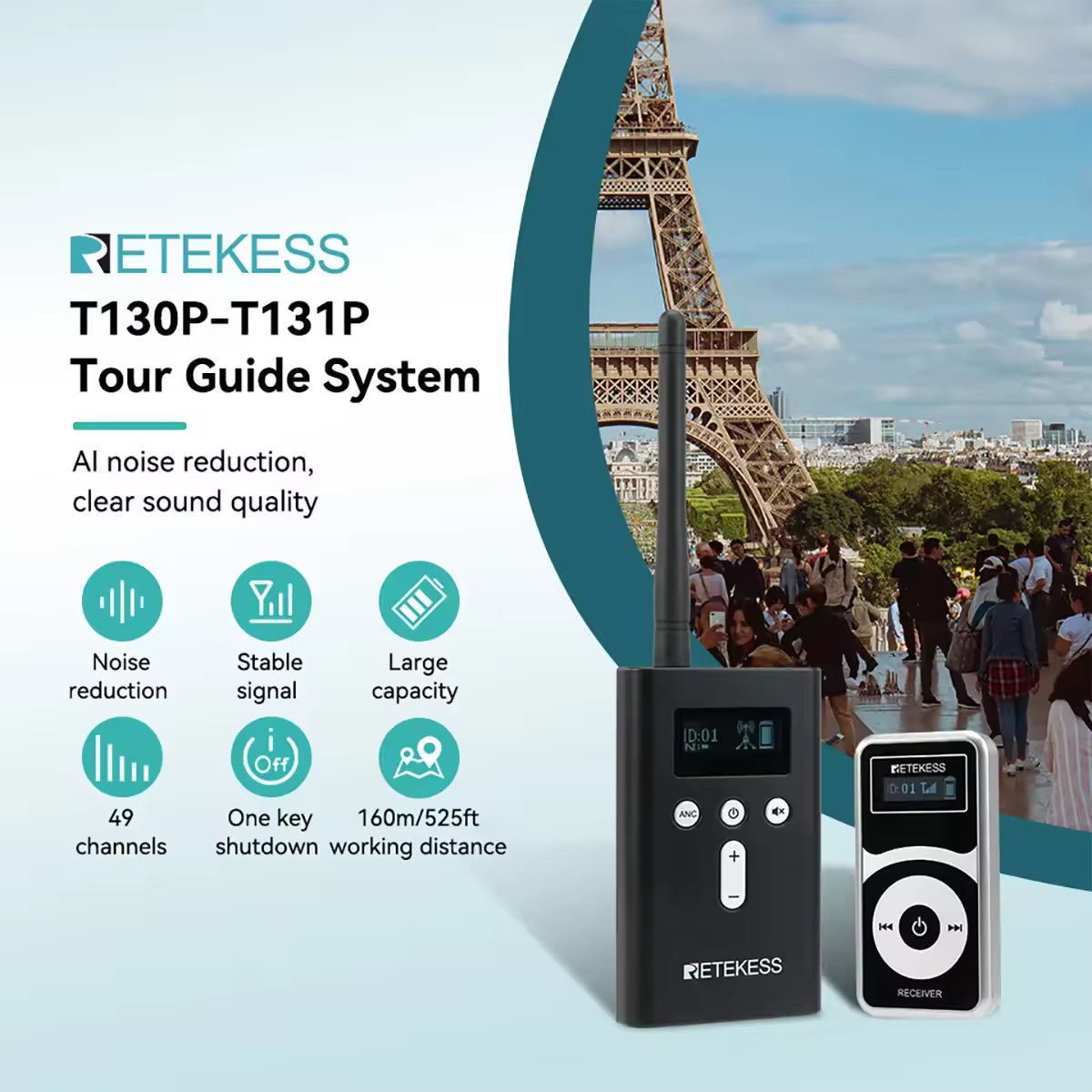 T130P simultaneous interpretation system