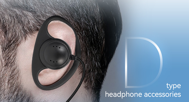TT116 D-shaped earphones