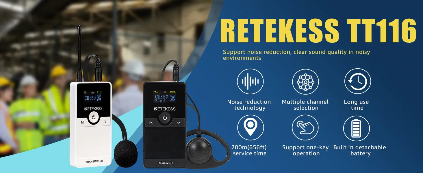 Retekess TT116 simultaneous interpretation system