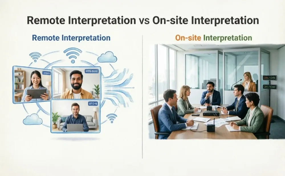 On-Site vs Remote Interpretation: When Each One Actually Works