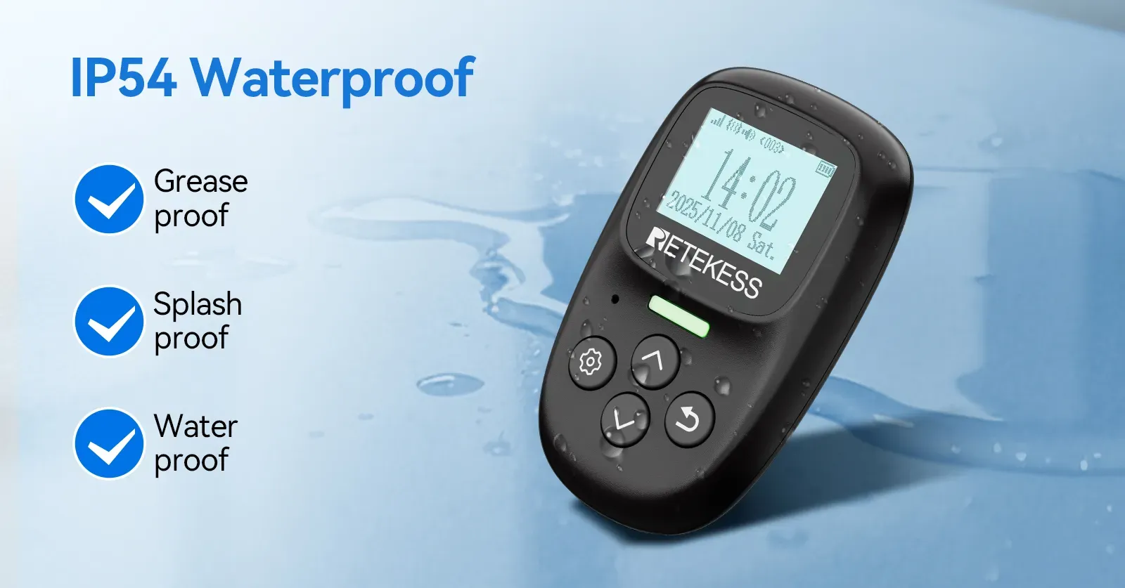 TD114 receiver with IP54 protection