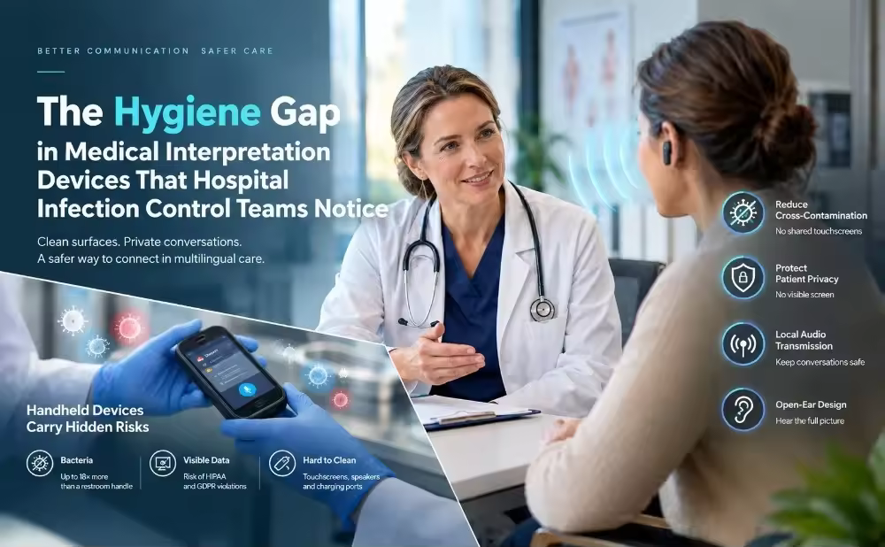 The Hygiene Gap in Medical Interpretation Devices That Hospital Infection Control Teams Notice
