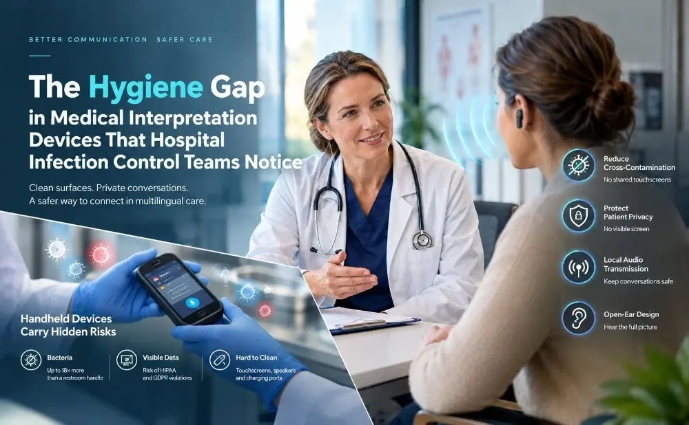 The Hygiene Gap in Medical Interpretation Devices That Hospital Infection Control Teams Notice
