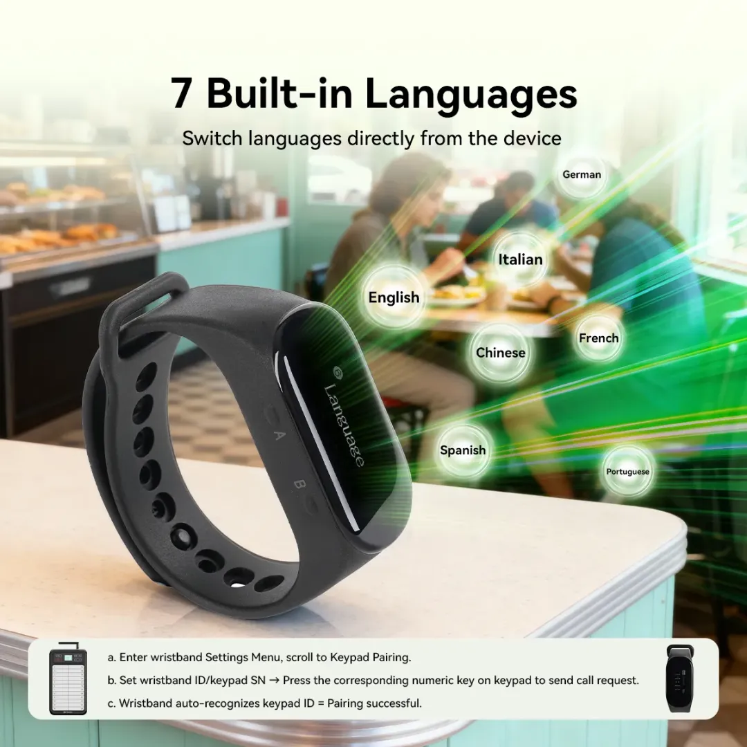 7 built-in languages for multilingual teams