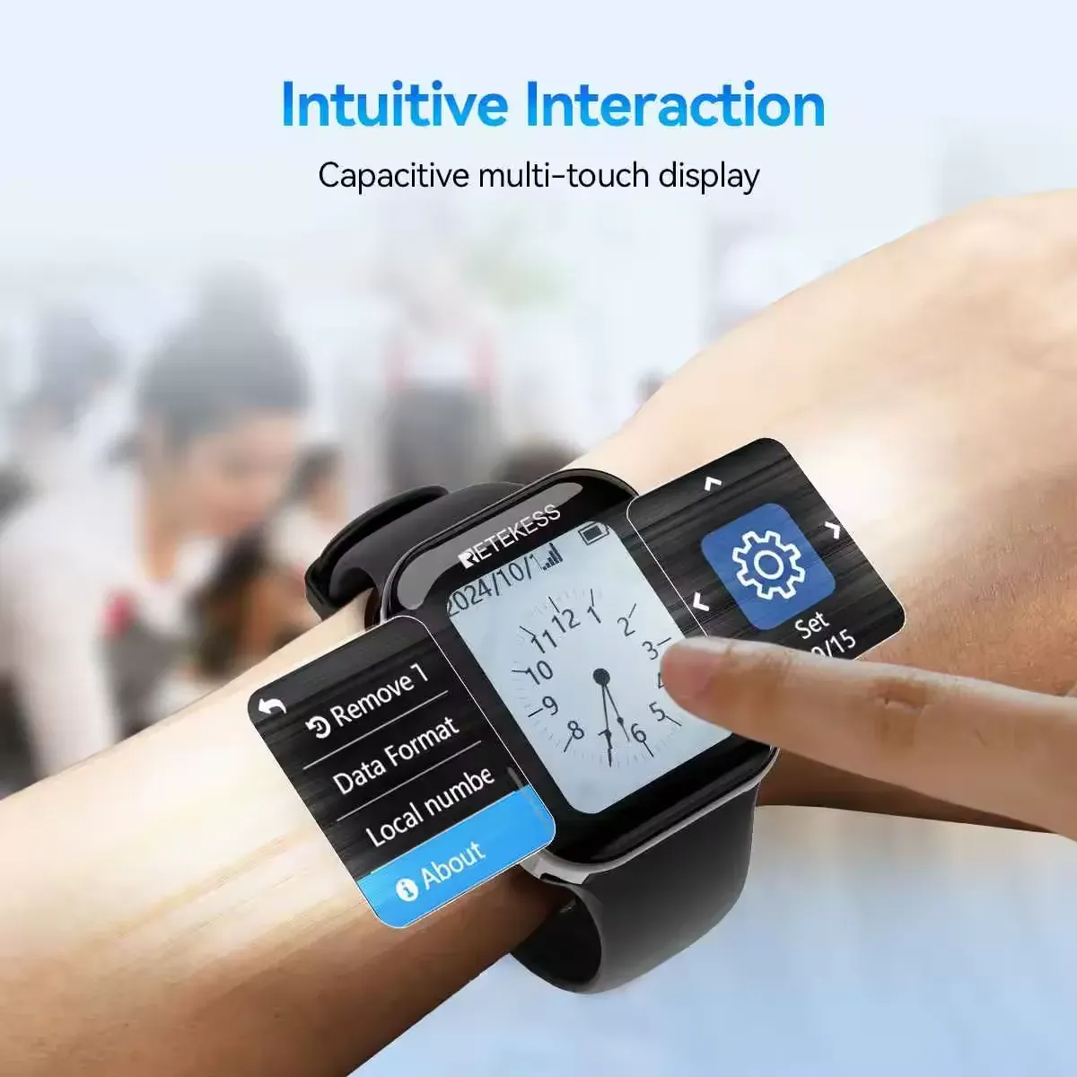 TD113 watch pager intuitive interaction
