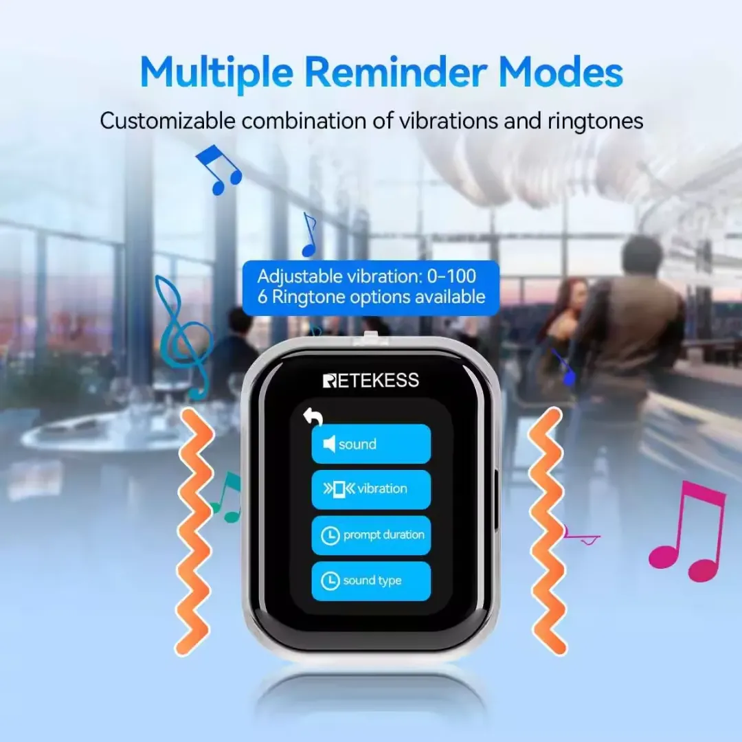 TD113 watch pager multiple reminder modes