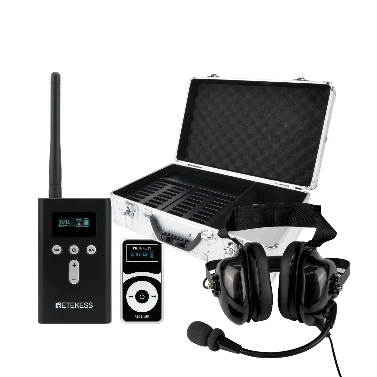 T130P TT034 Wireless Tour Headsets Factory Noise Reduction Headphones​ Dual Noise Reduction Solutions