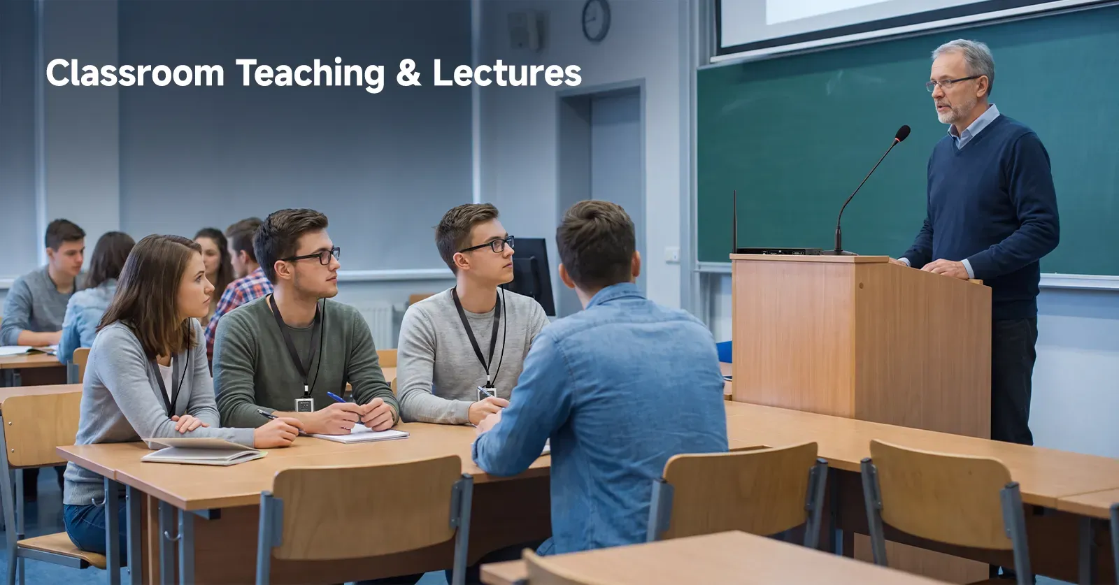 Teaching and lectures simultaneous interpretation