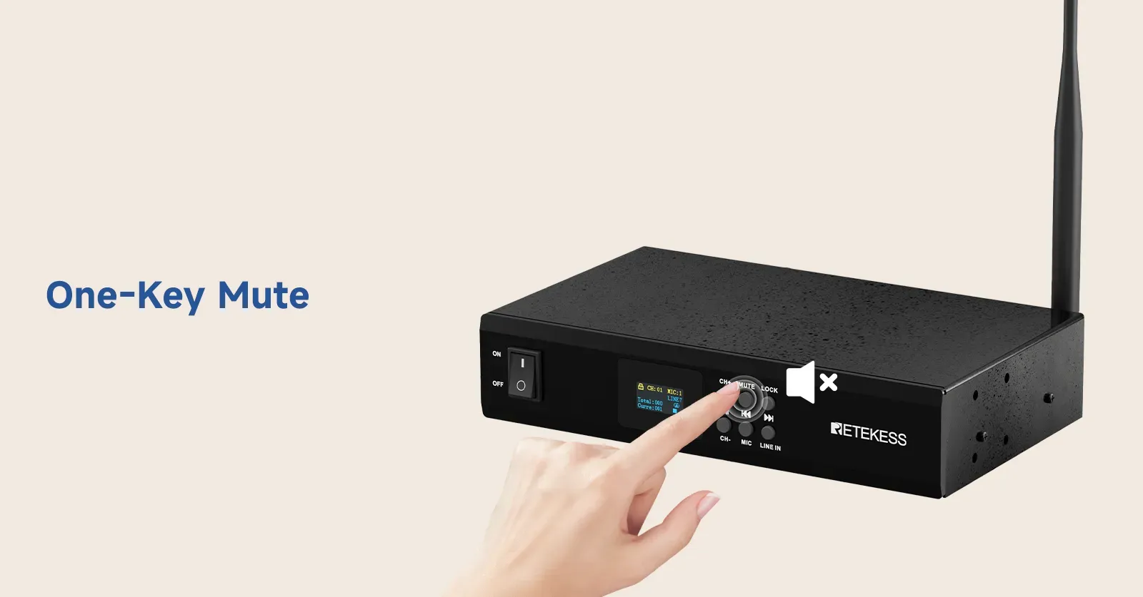 Mute the mic without stopping background audio