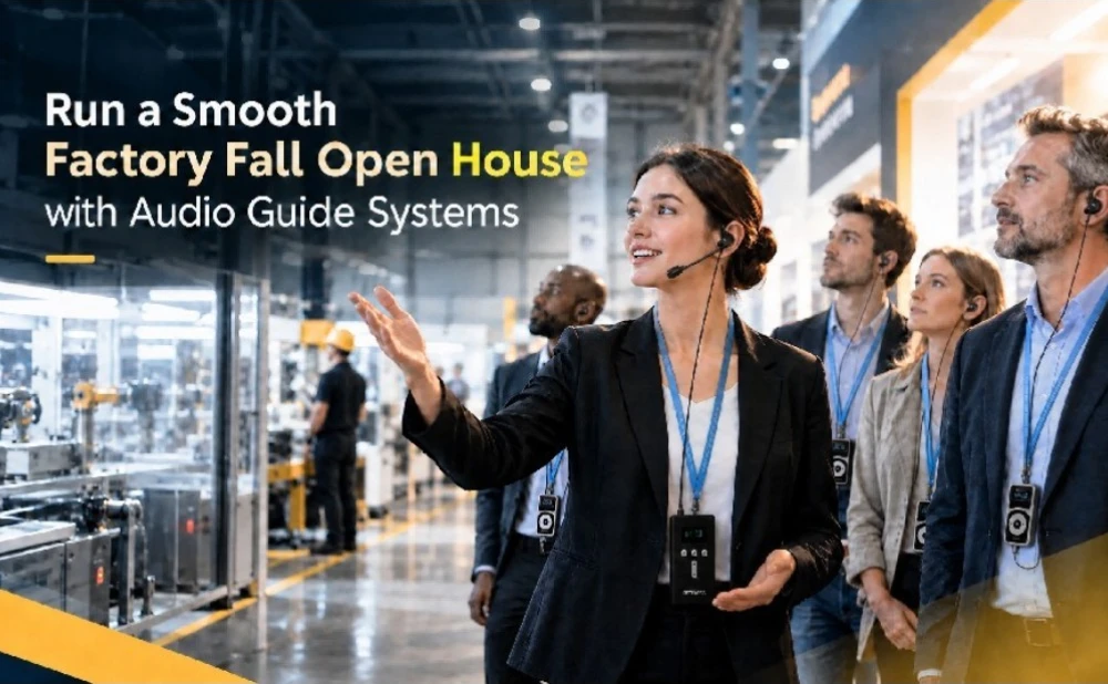 How to Plan a Smooth Factory Fall Open House with Audio Guide Systems