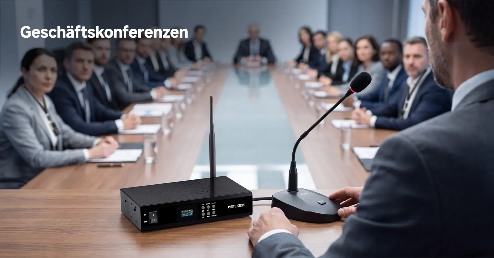 Simultan&uuml;bersetzung bei Gesch&auml;ftsmeetings