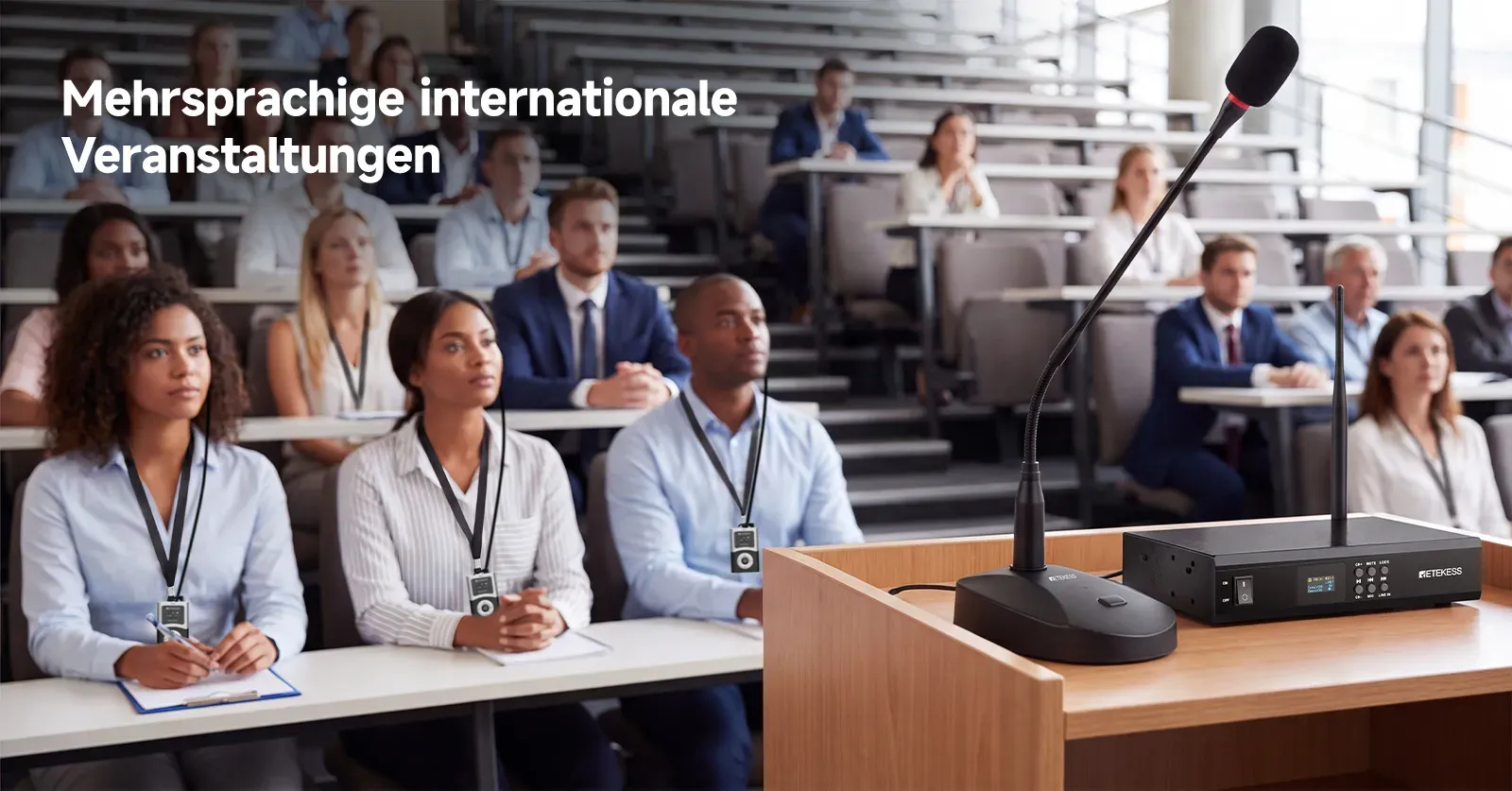 Simultan&uuml;bersetzung bei internationalen Veranstaltungen