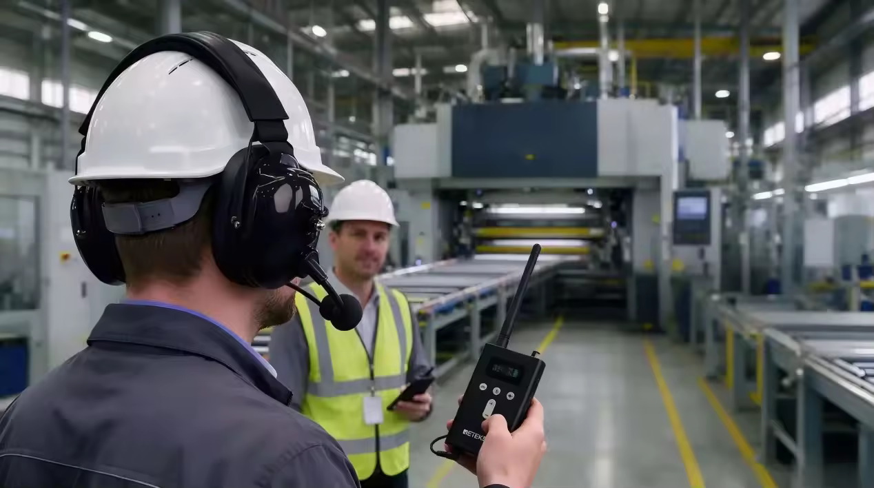 hard-hat-compatible-tt034-noise-cancelling-headphones-paired-with-retekess-t130p-tour-guide-system