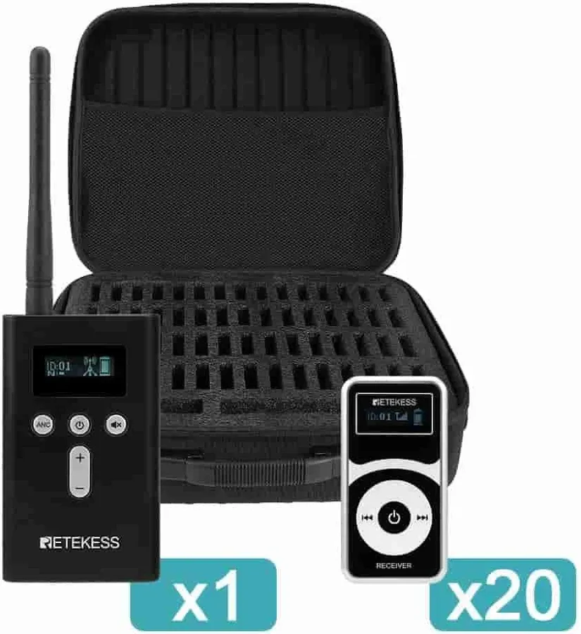 retekess-professional-whisper-systems-t130p-1-to-4-selectable-levels-dsp-noise-cancellation