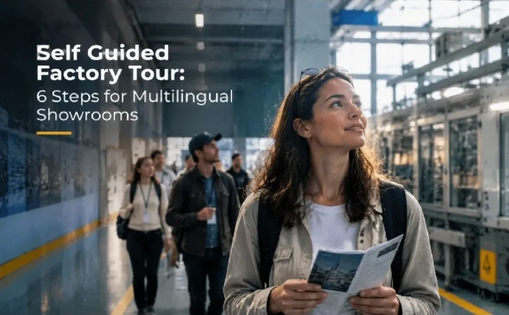 Self Guided Factory Tour: 6 Steps for Multilingual Showrooms